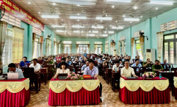 XÃ LỘC HƯNG TỔ CHỨC HỘI NGHỊ THÔNG TIN THỜI SỰ QUÝ III NĂM 2025