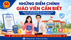 Những nội dung đáng chú ý về chế độ phụ cấp ưu đãi giáo viên...