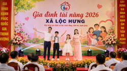 Lộc Hưng lựa chọn gia đình tiêu biểu tham gia “Gia đình tài năng”