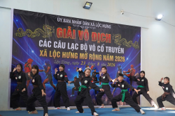 Lộc Hưng tổ chức Giải vô địch các câu lạc bộ Võ cổ truyền xã Lộc Hưng mở rộng năm 2026