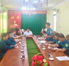 Lãnh đạo xã Lộc Ninh thăm và làm việc với các đơn vị lực...