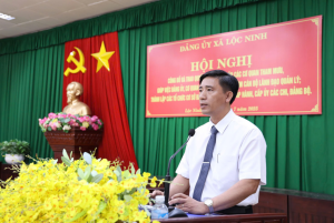Xã Lộc Ninh công bố các quyết định