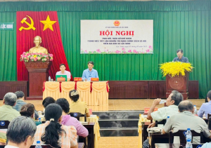 Xã Lộc Ninh: Bảo đảm tín dụng chính sách thông suốt khi thực hiện  sắp xếp tổ chức bộ máy