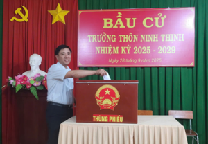 17/29 thôn thuộc xã Lộc Ninh bầu cử trưởng thôn