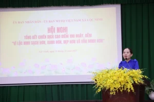 Lộc Ninh tổng kết Chiến dịch cao điểm 100 ngày, đêm “Vì Lộc Ninh sạch hơn, xanh hơn, đẹp hơn và văn minh hơn”