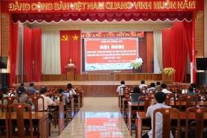 XÃ LỘC NINH THAM DỰ HỘI NGHỊ QUÁN TRIỆT, TRIỂN KHAI CÔNG TÁC HƯỚNG DẪN NGHIỆP VỤ BẦU CỬ ĐẠI BIỂU QUỐC HỘI KHÓA XVI VÀ ĐẠI BIỂU HĐND CÁC CẤP NHIỆM KỲ 2026 - 2031