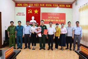 HỘI NGHỊ CÔNG BỐ QUYẾT ĐỊNH VỀ CÔNG TÁC CÁN BỘ