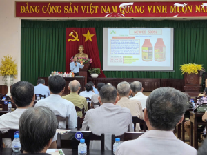 HỘI NÔNG DÂN PHƯỜNG LỘC NINH PHỐI HỢP TỔ CHỨC HỘI THẢO SỬ DỤNG THUỐC BẢO VỆ THỰC VẬT AN TOÀN, HIỆU QUẢ