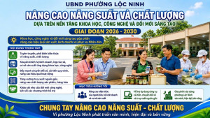 Phường Lộc Ninh đẩy mạnh tuyên truyền nâng cao năng suất  và chất lượng trên nền tảng khoa học, công nghệ và đổi mới sáng tạo