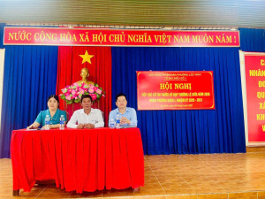 TỔ ĐẠI BIỂU SỐ 1 HỘI ĐỒNG NHÂN DÂN PHƯỜNG LỘC NINH  TIẾP XÚC CỬ TRI TRƯỚC KỲ HỌP GIỮA NĂM 2026