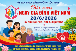 MỪNG NGÀY GIA ĐÌNH VIỆT NAM 28/6/2026 GẮN KẾT YÊU THƯƠNG, XÂY DỰNG GIA ĐÌNH HẠNH PHÚC