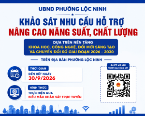 PHƯỜNG LỘC NINH TRIỂN KHAI KHẢO SÁT NHU CẦU HỖ TRỢ NÂNG CAO...