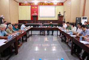 HỘI NGHỊ XÉT DUYỆT TIÊU CHUẨN TUYỂN CHỌN VÀ  GỌI CÔNG DÂN...