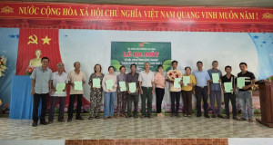 PHƯỜNG LỘC NINH RA MẮT TỔ HỘI NÔNG DÂN NGHỀ NGHIỆP “CHĂN NUÔI BÒ SINH SẢN” KHU PHỐ 7
