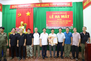 LỘC NINH RA MẮT TỔ LIÊN GIA AN TOÀN  PHÒNG CHÁY, CHỮA CHÁY