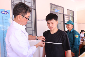 LỘC NINH TỔ CHỨC KHÁM SỨC KHỎE  NGHĨA VỤ QUÂN SỰ NĂM 2027