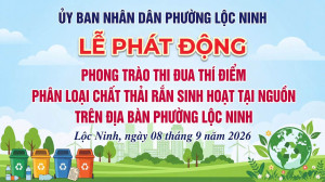 PHÁT ĐỘNG THÍ ĐIỂM PHÂN LOẠI CHẤT THẢI RẮN TẠI NGUỒN