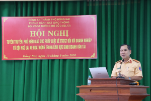 PHƯỜNG LỘC NINH TUYÊN TRUYỀN PHÁP LUẬT VỀ TRẬT TỰ, AN TOÀN GIAO THÔNG