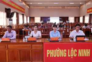 PHƯỜNG LỘC NINH THAM DỰ HỘI NGHỊ BÁO CÁO VIÊN TRUNG ƯƠNG THÁNG 9-2026