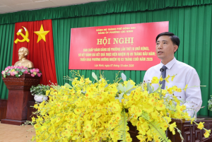 HỘI NGHỊ BAN CHẤP HÀNH ĐẢNG BỘ PHƯỜNG LỘC NINH LẦN THỨ 18