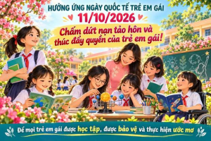 PHƯỜNG LỘC NINH HƯỞNG ỨNG NGÀY  QUỐC TẾ TRẺ EM GÁI 11-10-2026