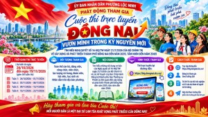 PHƯỜNG LỘC NINH PHÁT ĐỘNG HƯỞNG ỨNG CUỘC THI  TRỰC TUYẾN...