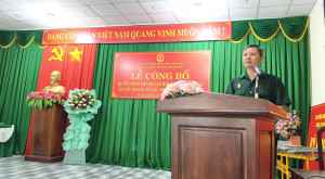 Hội nghị công bố Quyết định thành lập hội cựu chiến binh xã Lộc Quang