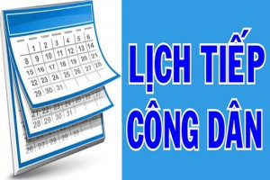 LỊCH TIẾP CÔNG DÂN CỦA LÃNH ĐẠO UBND XÃ LỘC QUANG 4 THÁNG CUỐI NĂM