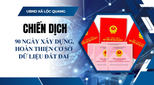 Lộc Quang phát động Chiến dịch 90 ngày xây dựng, hoàn thiện cơ sở dữ liệu đất đai
