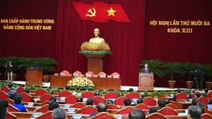 Bế mạc Hội nghị lần thứ 13 Ban Chấp hành Trung ương Đảng...