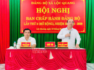 Đảng bộ xã Lộc Quang phấn đấu hoàn thành 100% các chỉ tiêu Nghị quyết đề ra trong năm 2025