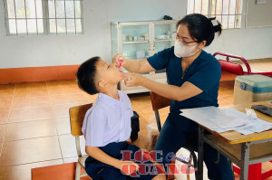 Đảm bảo tiêm chủng bù liều đầy đủ ở nhóm trẻ nhập học tại các cơ sở giáo dục mầm non, tiểu học