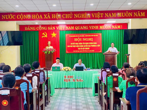 Sơ kết hoạt động tín dụng chính sách trên địa bàn xã Lộc Quang