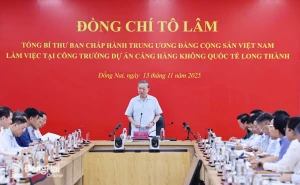 Tổng Bí thư Tô Lâm: Sân bay Long Thành là công trình biểu tượng cho khát vọng phát triển của đất nước
