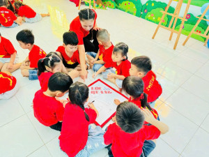 Hoàn thành sinh hoạt chuyên môn theo nghiên cứu bài học các Trường Mẫu giáo trên địa bàn xã Lộc Quang