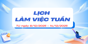 LỊCH LÀM VIỆC