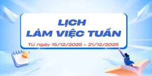 LỊCH LÀM VIỆC