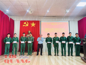 Lộc Quang đón quân nhân xuất ngũ năm 2026 trở về địa phương