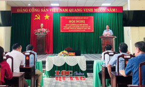 UBND xã Lộc Quang giới thiệu người ứng cử đại biểu HĐND xã