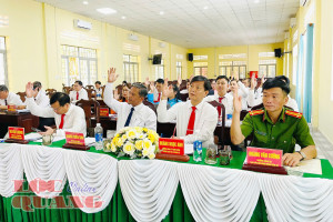 Kỳ họp thứ hai HĐND xã Lộc Quang khóa XII, nhiệm kỳ...