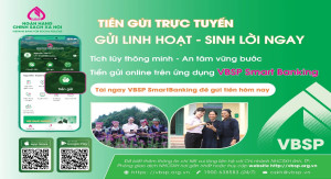 Gửi tiết kiệm tại NHCSXH – chung tay giảm nghèo, vì an sinh xã hội.