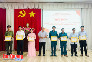 Lộc Quang tổng kết công tác tuyển quân và tổ chức Hội trại...