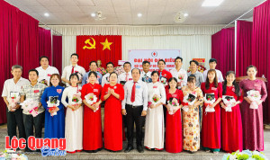 Hội Chữ thập đỏ xã Lộc Quang - Vững bước trên hành trình nhân đạo