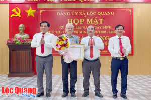 Lộc Quang kỷ niệm 136 năm Ngày sinh Chủ tịch Hồ Chí Minh