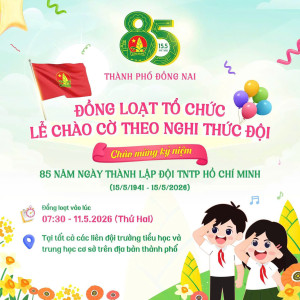 Các Liên đội tại Lộc Quang đồng loạt tổ chức Lễ chào cờ theo Nghi thức Đội