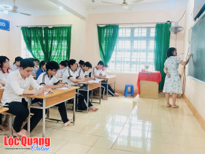 Sĩ tử Lộc Quang sẵn sàng bước vào kỳ thi tốt nghiệp THPT năm...