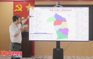 Lộc Quang: Lấy ý kiến dự thảo Đề án sắp xếp, tổ chức lại các ấp