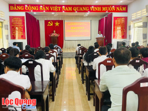 Lộc Quang khai giảng lớp bồi dưỡng kiến thức quốc phòng và...