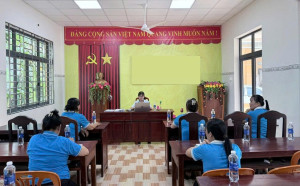Lộc Quang đánh giá tiến độ thực hiện các cuộc vận động, đề...