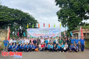Ra quân thực hiện mô hình điểm Tuyến đường “Sáng - Xanh -...